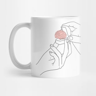 Brain love design Mug